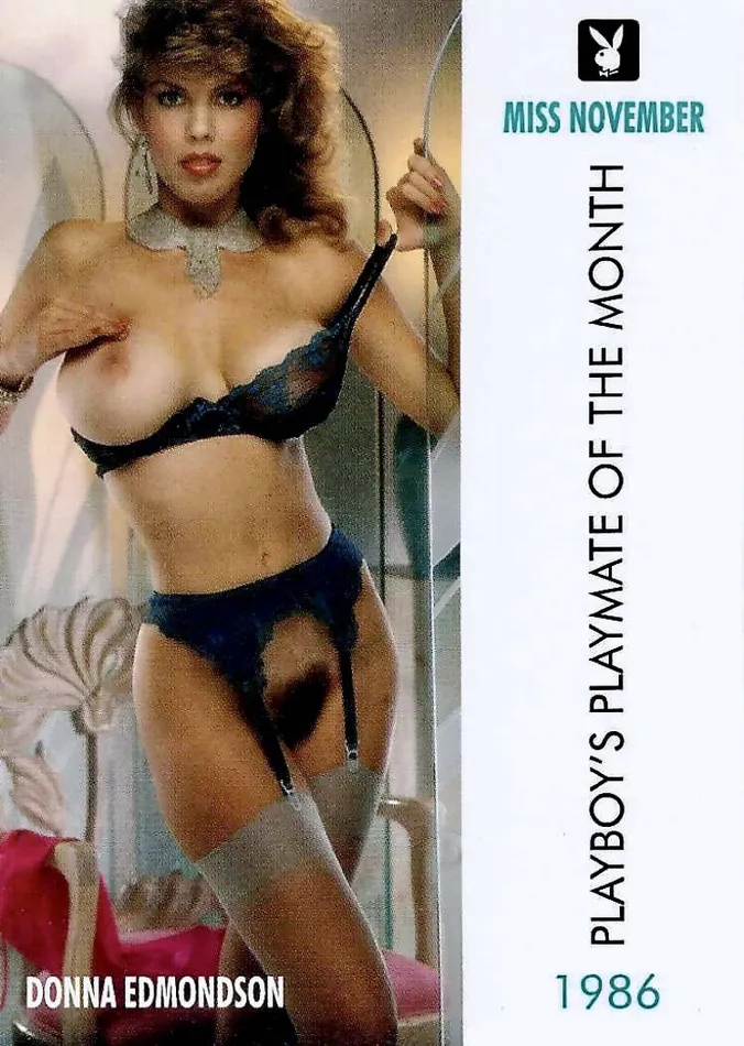 Greenthunderbirds Cards Couples Playboy November Edition 99 Donna Edmondson