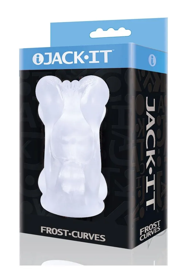 JackIt Male Sex Toys Jack It Frost Stroker Curves