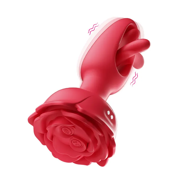 Anal Oronova Rosebud Anal Vibrator Flapping Remote Controlled