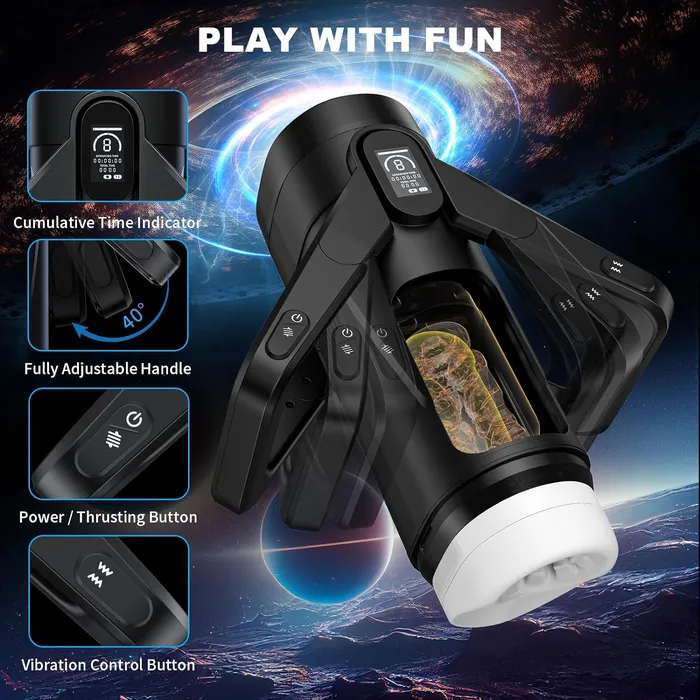 Habakon Male Sex Toys Automatic Male Masturbator with 81 Thrusting Vibration Modes Habakon Male Sex Toys Automatic Male Masturbator with 81 Thrusting Vibration Modes