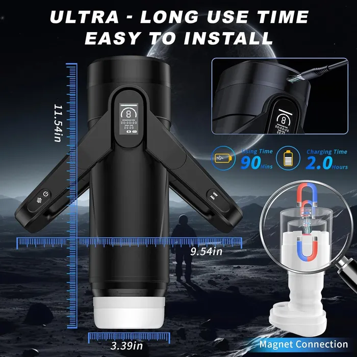 Habakon Male Sex Toys Automatic Male Masturbator with 81 Thrusting Vibration Modes Habakon Male Sex Toys Automatic Male Masturbator with 81 Thrusting Vibration Modes