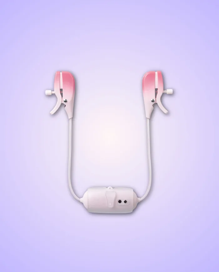 Lovense Gemini AppControlled Vibrating Nipple Clamps DURIO Couples