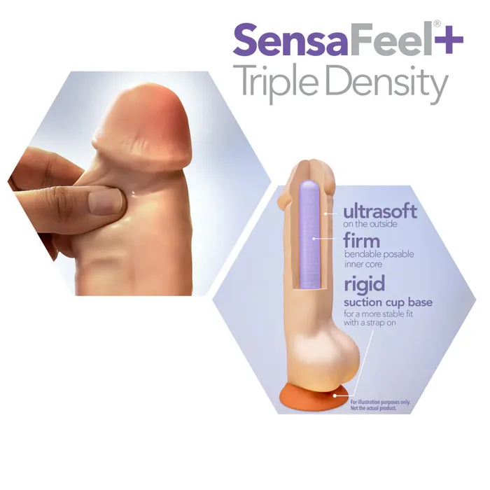 Blush Dr Skin Plus Posable 9 Dildo Dildos