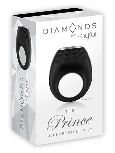 DIAMONDS THE PRINCE RECHARGEABLE RING Playful Male Sex Toys