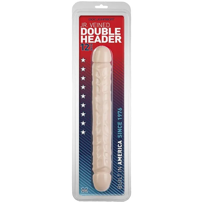 Dildos Doc Johnson Doc Johnsons Jr Veined 12 Double Header Dong