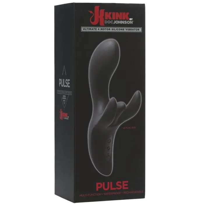 Doc Johnson Doc Johnson Kink Pulse Ultimate 4 Motor Silicone Vibrator Vibrators