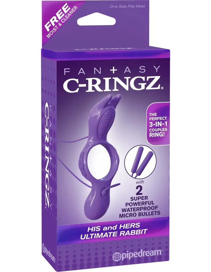 Fantasy CRingz His And Hers Ultimate Rabbit Pipedream Products Vibrators