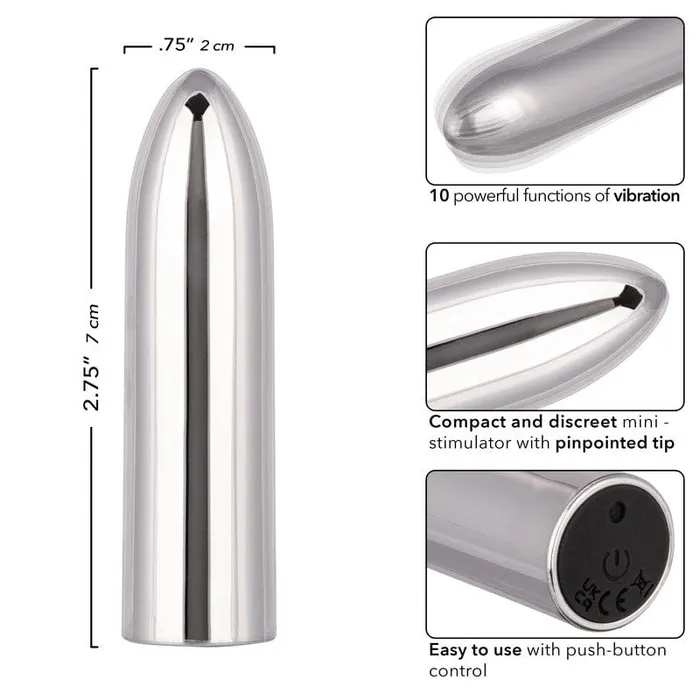 Female Sex Toys CALEXOTICS Calexotics Turbo Buzz Classic Mini Bullet