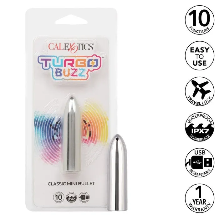 Female Sex Toys CALEXOTICS Calexotics Turbo Buzz Classic Mini Bullet