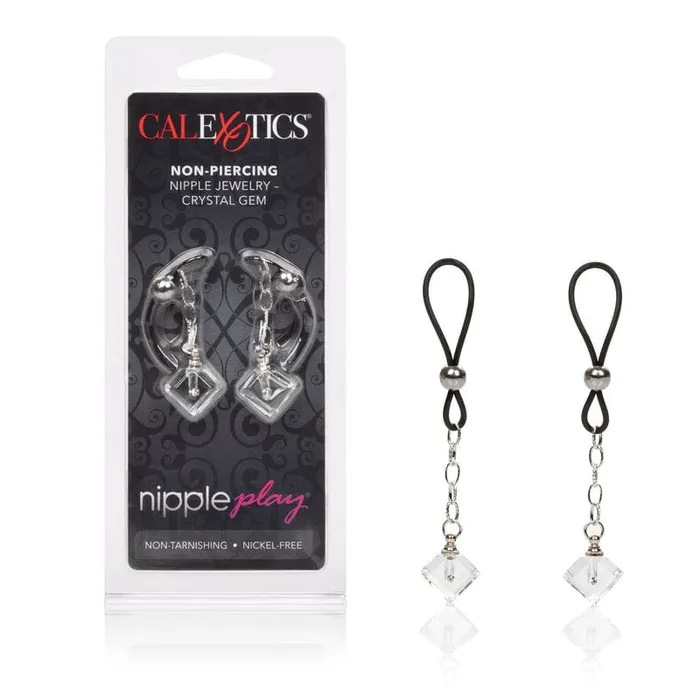 Female Sex Toys Calexotics NonPiercing Nipple Jewelry Crystal Gem CALEXOTICS Female Sex Toys Calexotics NonPiercing Nipple Jewelry Crystal Gem CALEXOTICS