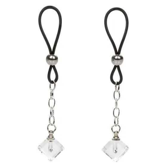 Female Sex Toys Calexotics NonPiercing Nipple Jewelry Crystal Gem CALEXOTICS