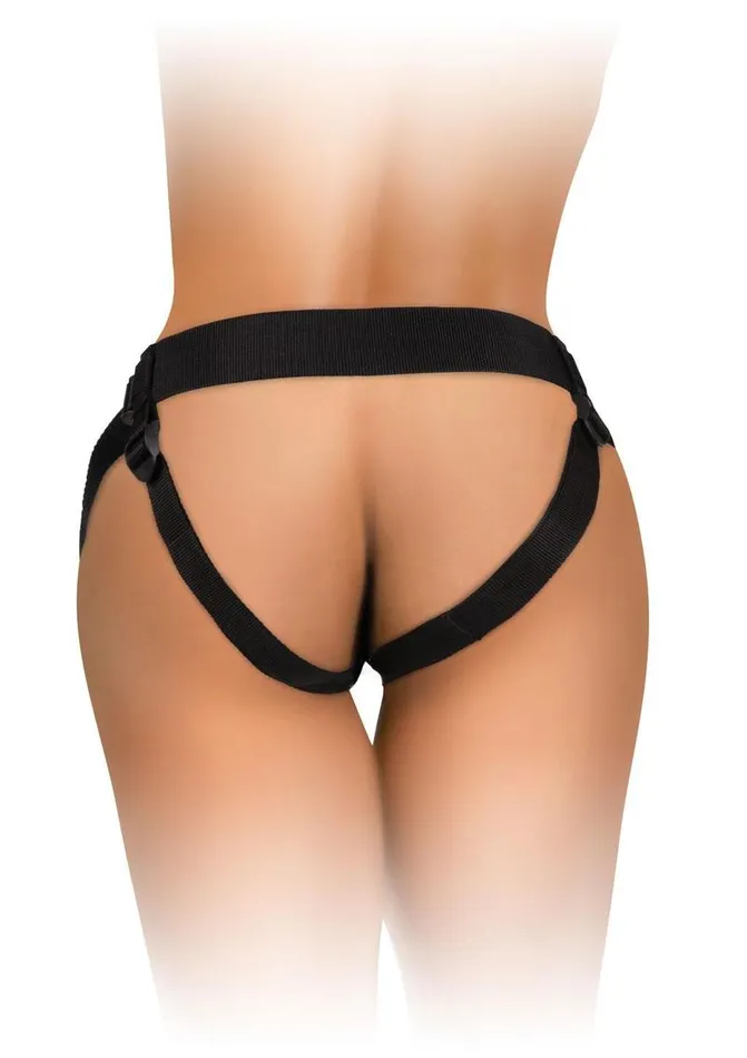 Female Sex Toys Pipedream King Cock Elite Comfy Body Dock Harness System