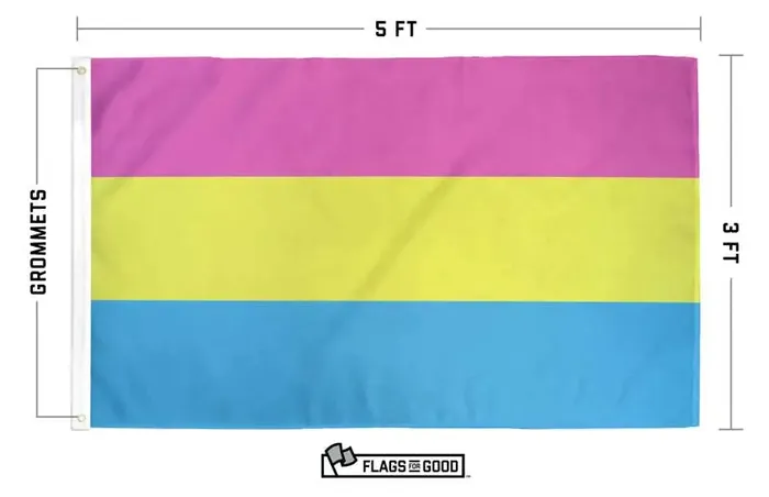 Flags For Good Vibrators Pansexual Pan Pride Flag