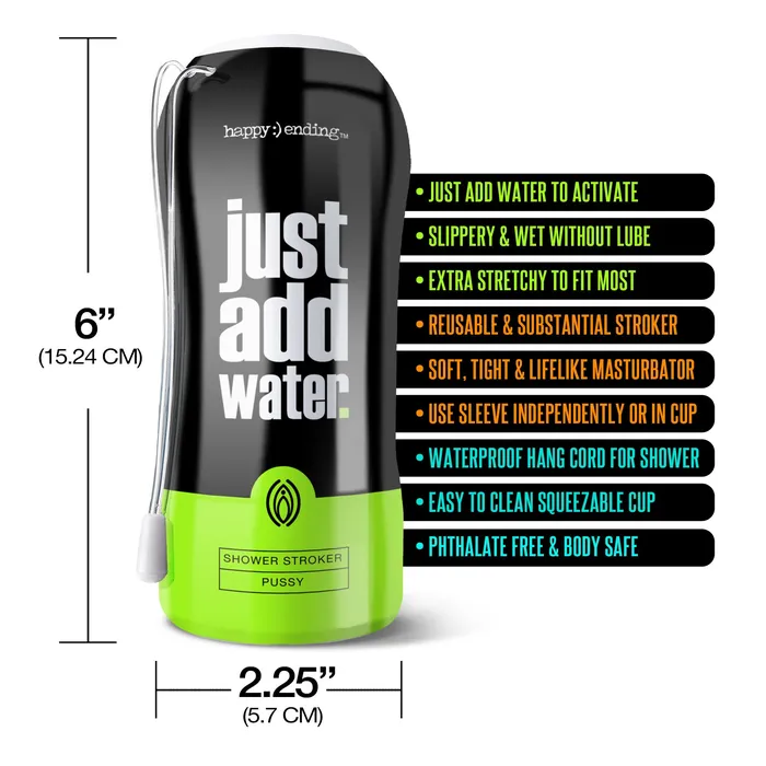 Happy Ending Just Add Water Shower Stroker Global Novelties Male Sex Toys Happy Ending Just Add Water Shower Stroker Global Novelties Male Sex Toys