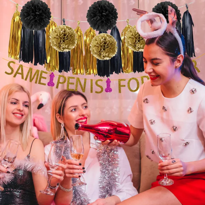 Male Sex Toys All Bachelorette Same Penis Forever Party Decoration Kit