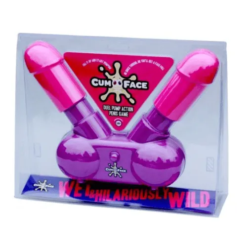 Metro Male Sex Toys Cum Face Duel Pump Action Penis Game