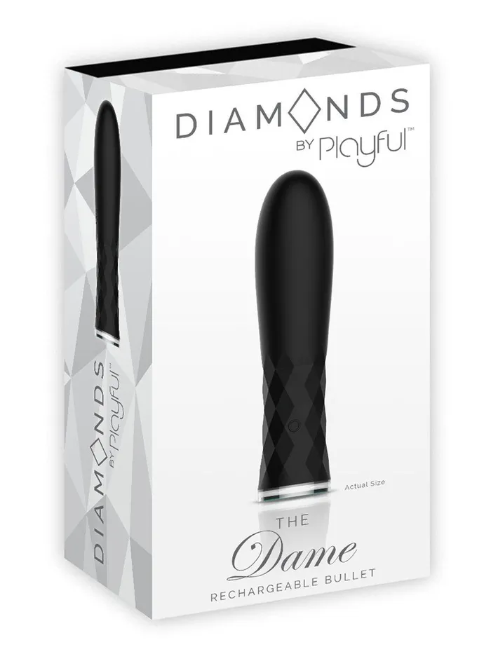 Playful Diamonds The Dame Rechargeable Bullet Playful Female Sex Toys