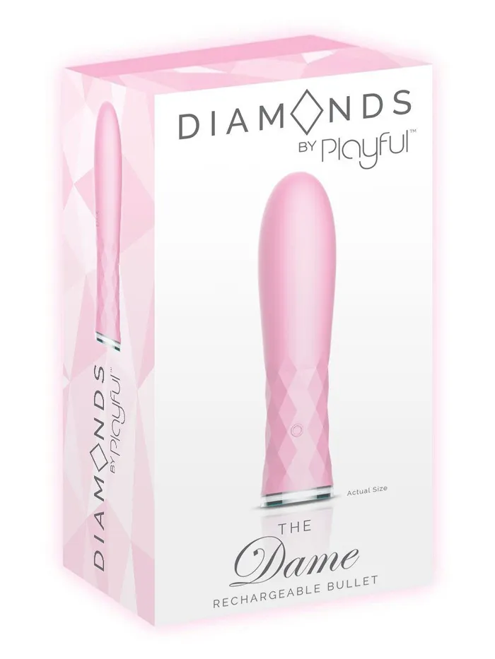 Playful Diamonds The Dame Rechargeable Bullet Playful Female Sex Toys