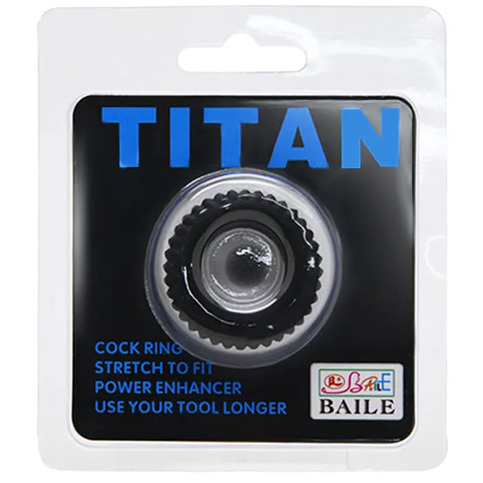 Baile Male Sex Toys Titan Ridged Cock Ring