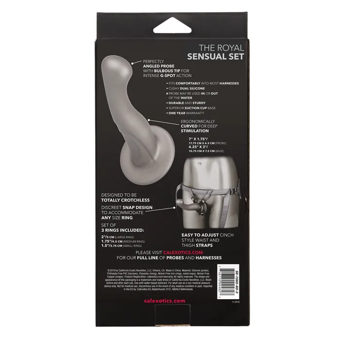 California Exotics Female Sex Toys Her Royal Harness The Royal Sensual Set