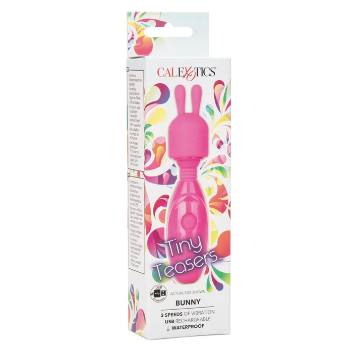 California Exotics Female Sex Toys Tiny Teasers Bunny Mini Vibrating Wand
