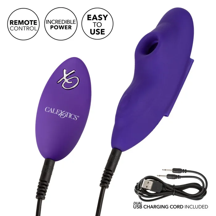 Female Sex Toys California Exotics LockNPlay Remote Control Clitoral Suction Panty Teaser