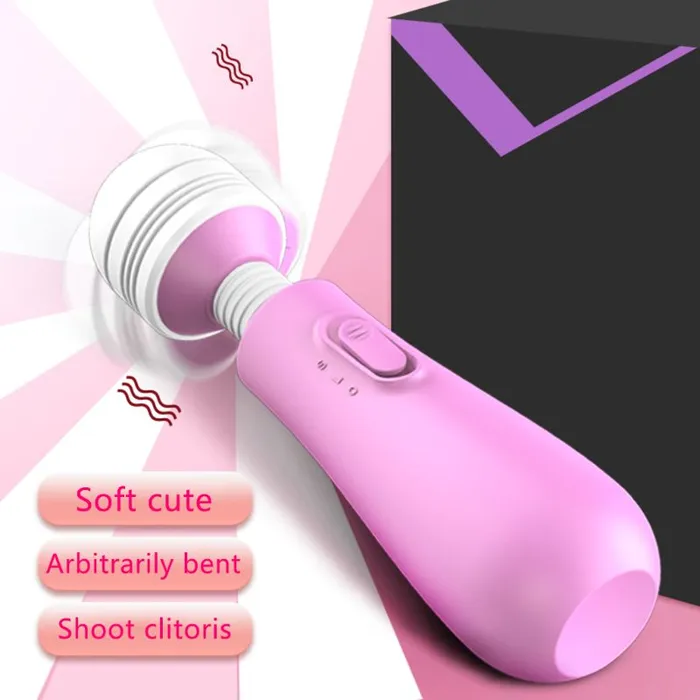 Female Sex Toys Lusty Age 2 Speeds Cordless Portable Wand Massager Sex Toy