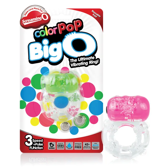 Female Sex Toys Screaming O Screaming O ColorPop Big O Vibrating Cockring