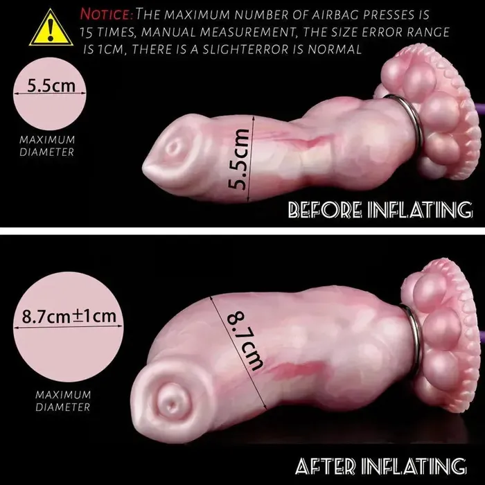 Female Sex Toys Xinghaoya Silicone Inflatable Dildo Xinghaoya