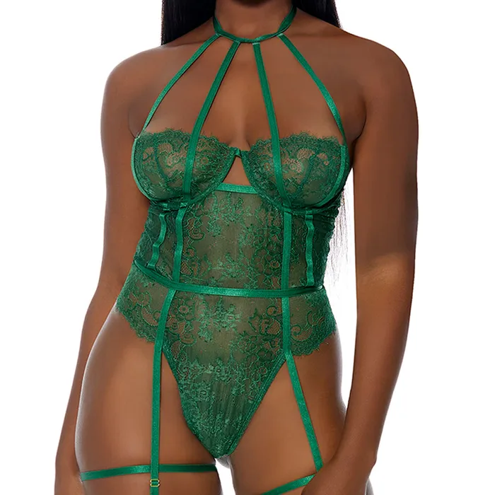 Forplay Watch Her Bloom Green Cage Strap Lace Gartered Teddy Forplay Female Sex Toys Forplay Watch Her Bloom Green Cage Strap Lace Gartered Teddy Forplay Female Sex Toys