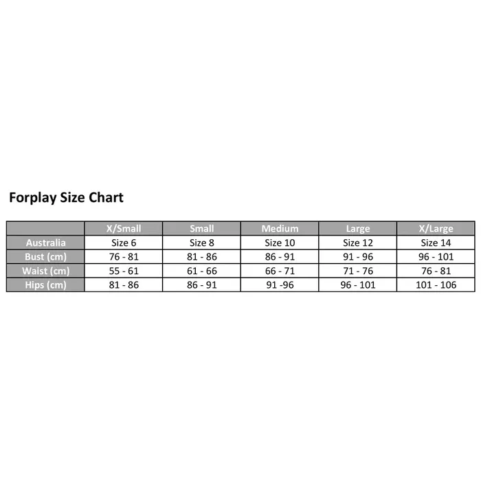 Forplay Watch Her Bloom Green Cage Strap Lace Gartered Teddy Forplay Female Sex Toys