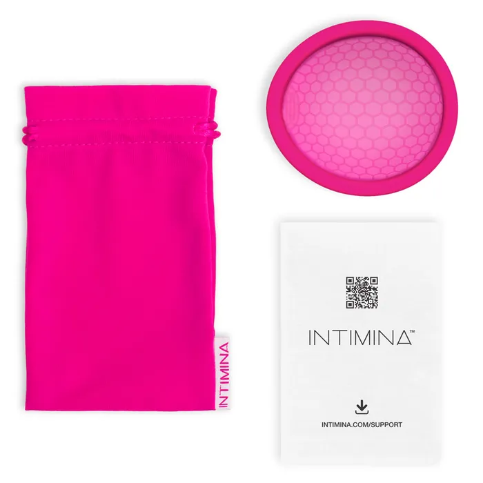Intimina Ziggy Cup 2 FlatFit Reusable Menstrual Disc Size B Calvista Male Sex Toys