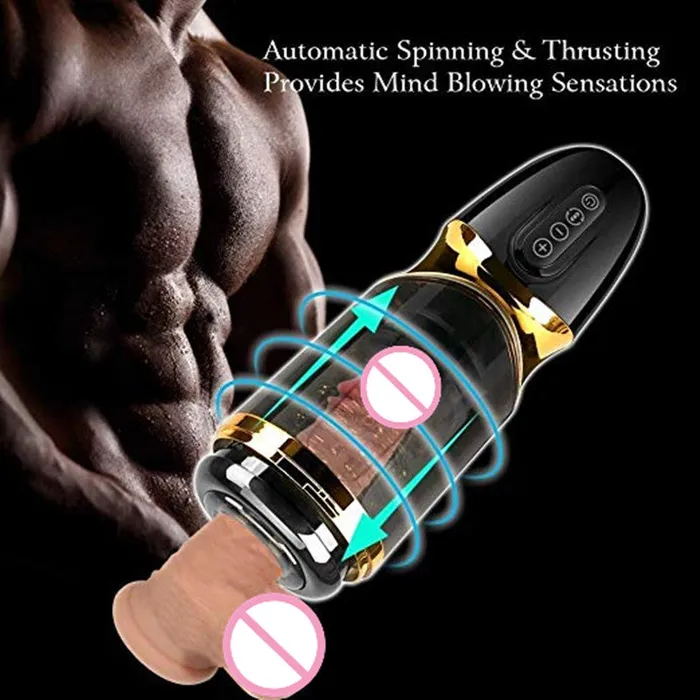 Lusty Age Automatic Piston Rotating Sucking Male Masturbator Cup Male Sex Toys