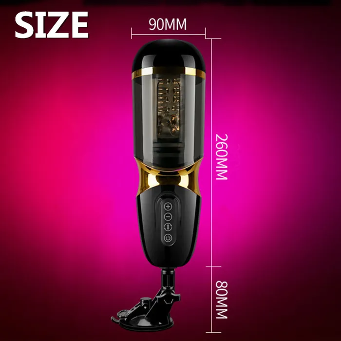 Lusty Age Automatic Piston Rotating Sucking Male Masturbator Cup Male Sex Toys