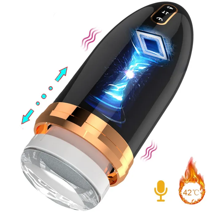 Lusty Age Male Sex Toys Automatic Telescopic Piston Male Masturbator