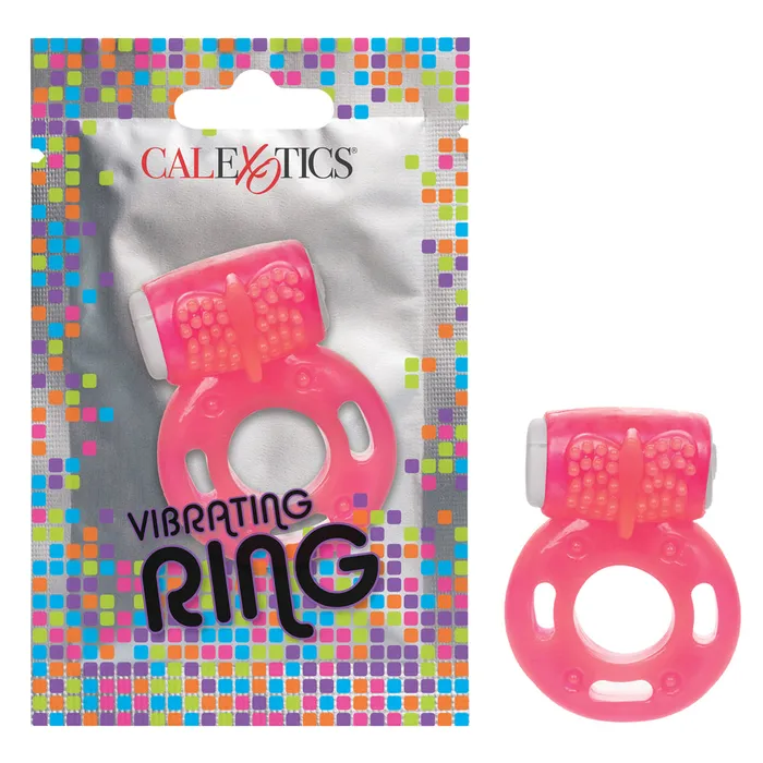 Male Sex Toys California Exotics CalExotics Disposable Vibrating Cock Ring Foil Pack