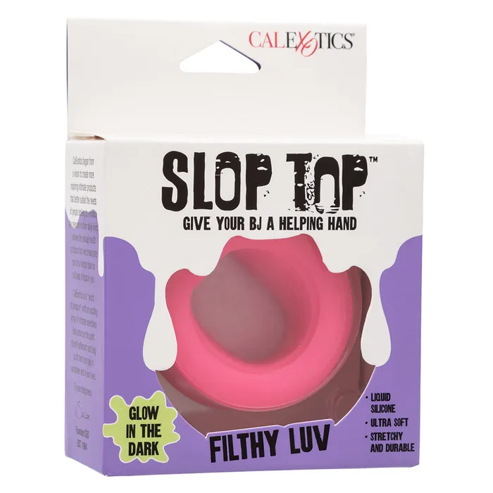 Male Sex Toys California Exotics Slop Top Filthy Luv Liquid Silicone Blowjob Stroker