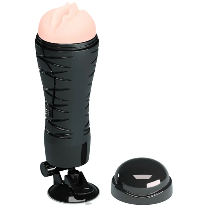 Male Sex Toys Crazy Bull Crazy Bull Flora Vibrating Vagina Masturbator With Adjustable Stand