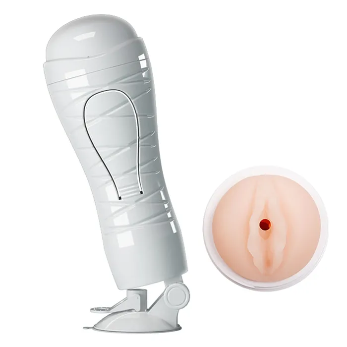 Male Sex Toys Crazy Bull Crazy Bull Flora Vibrating Vagina Masturbator With Adjustable Stand