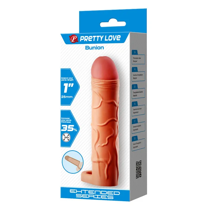 Pretty Love Bunion 1 Realistic Penis Extension Sleeve Pretty Love Male Sex Toys