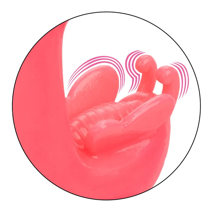 Rechargeable Butterfly Kiss Rabbit Vibrator California Exotics Female Sex Toys