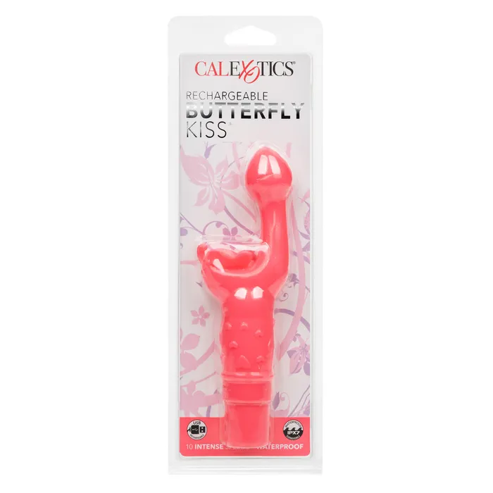 Rechargeable Butterfly Kiss Rabbit Vibrator California Exotics Female Sex Toys