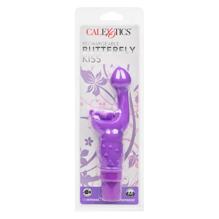 Rechargeable Butterfly Kiss Rabbit Vibrator California Exotics Female Sex Toys