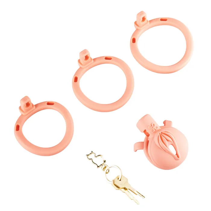Sevanda Pink Pride Lockable Vulva Chastity Cage Foshan Male Sex Toys