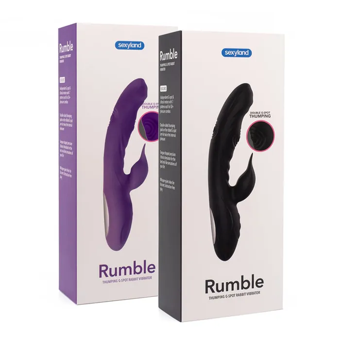 Sexyland Rumble Double Thumping GSpot Rabbit Vibrator Sexyland Female Sex Toys