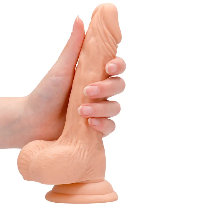 Shots Media Female Sex Toys RealRock 7 Realistic Dildo With Balls Suction Cup
