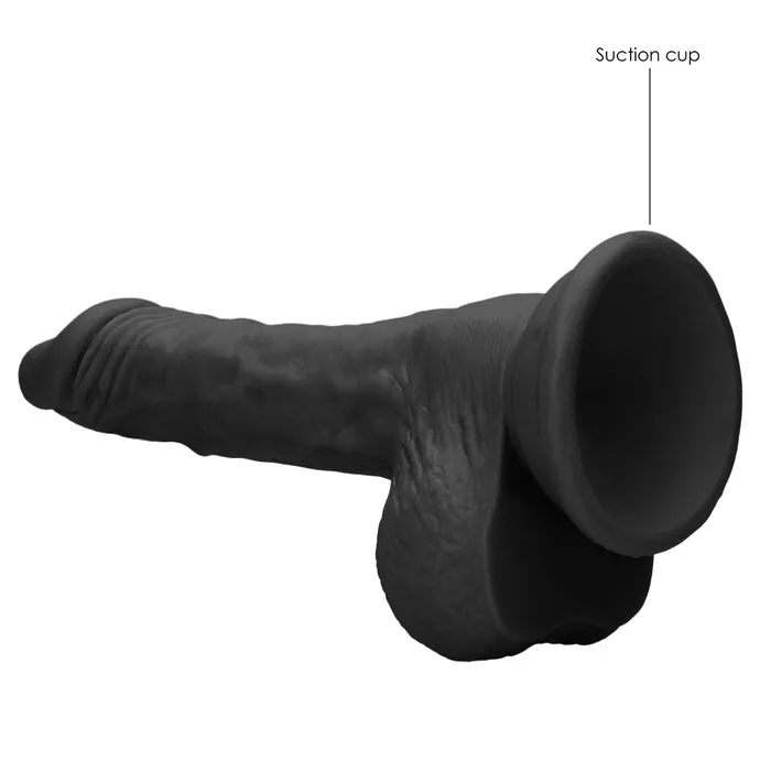 Shots Media Female Sex Toys RealRock 7 Realistic Dildo With Balls Suction Cup