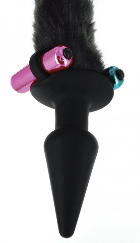 Tailz Anal Cat Tail Anal Plug and Mask Set