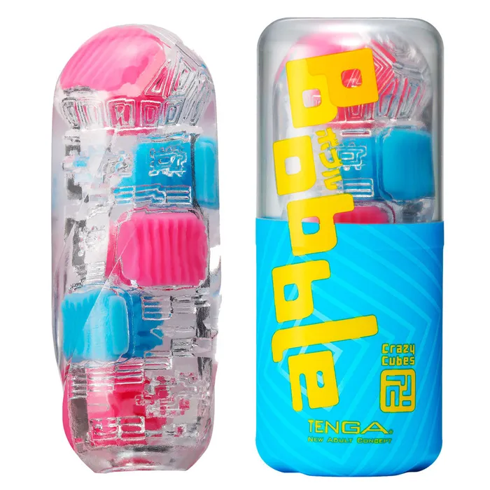 Tenga Male Sex Toys Tenga Bobble Contrast Firm Soft Masturbator Crazy Cubes Texture Tenga Male Sex Toys Tenga Bobble Contrast Firm Soft Masturbator Crazy Cubes Texture