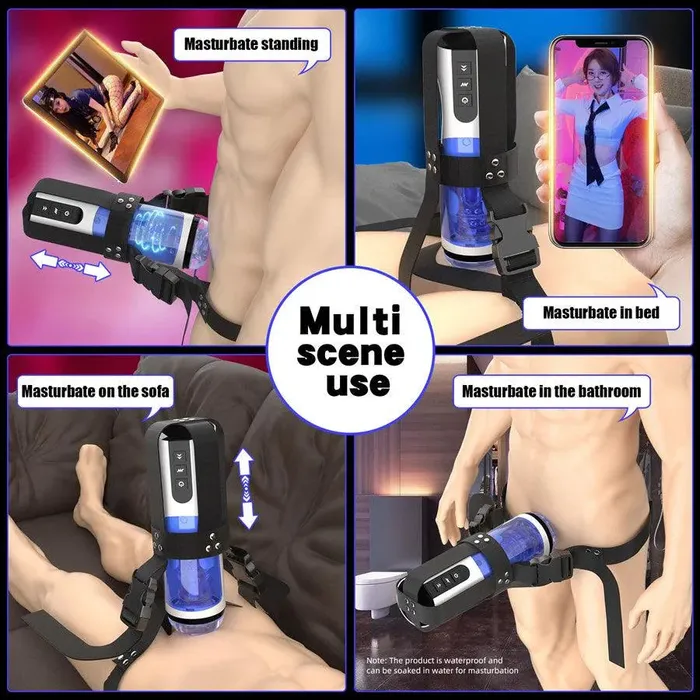 Wearable Thrusting Male Sex Machine Xinghaoya Female Sex Toys